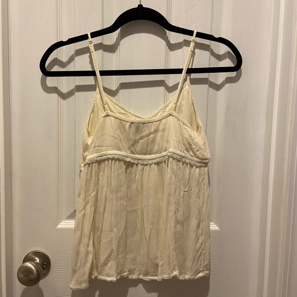 AE Off-White Knit Lace Babydoll Camisole - Picture 6 of 13
